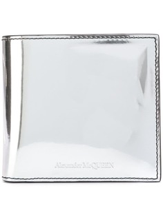 Alexander McQueen зеркальный складной кошелек
