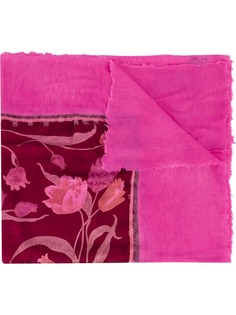 Avant Toi шарф с цветочным принтом