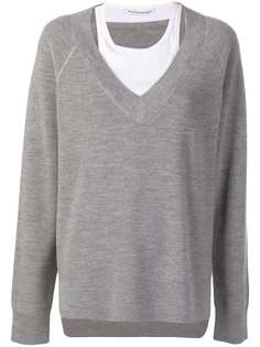 T By Alexander Wang многослойный джемпер