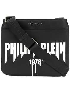 Philipp Plein сумка-мессенджер с логотипом спереди