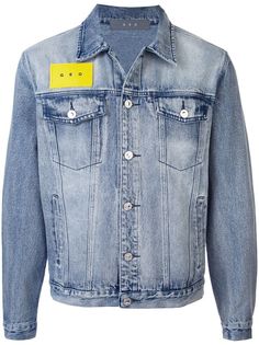 Geo "джинсовая куртка с логотипом и эффектом ""варенки"""