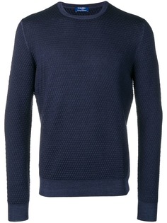 Barba фактурный джемпер с круглым вырезом