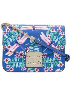 Furla dragonfly print Metropolis bag