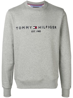 Tommy Hilfiger толстовка с вышитым логотипом на груди