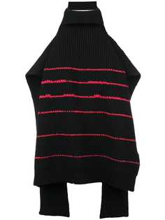 Raf Simons свитер с открытыми плечами