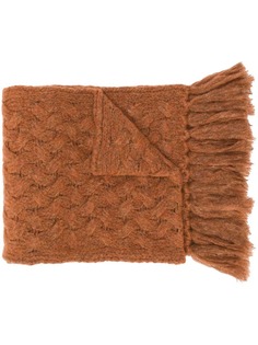 Lardini шарф вязки с косичками