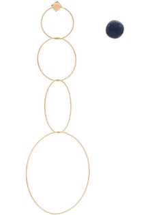 Jacquemus удлиненные круглые серьги асимметричного дизайна