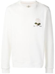 Kent & Curwen толстовка с вышивкой розы