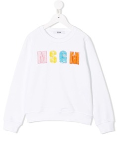 Msgm Kids толстовка с логотипом