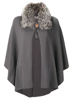 D.Exterior кейп с меховой оторочкой