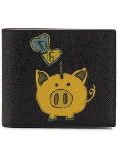 Dolce & Gabbana кошелек с принтом свиньи