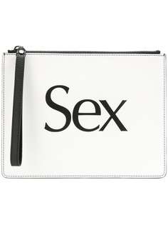 Christopher Kane Sex slogan clutch