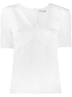 Emilia Wickstead блузка с короткими рукавами