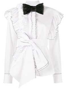 Preen By Thornton Bregazzi рубашка с рюшами Morgana 