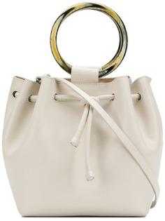 Theory wax cord hoop shoulder bag