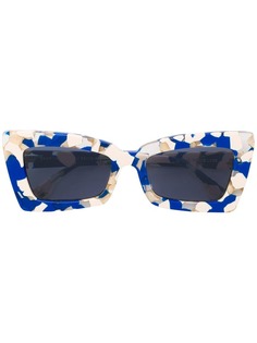 Le Specs солнцезащитные очки в квадратной оправе с затемненными линзами