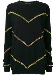 Rochas свитер свободного кроя с узором в крапинку