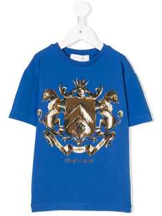 Roberto Cavalli Junior футболка с принтом Сoat of arms