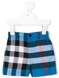 Burberry Kids шорты в клетку