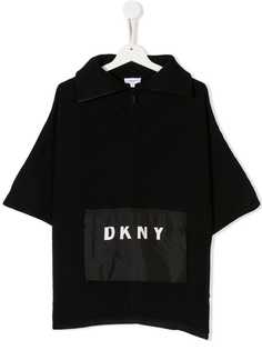 Dkny Kids рубашка-поло с карманом с логотипом