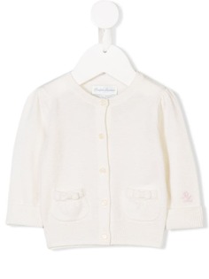 Ralph Lauren Kids вязаный кардиган с бантом