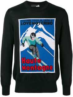 Love Moschino вязаный свитер Ski