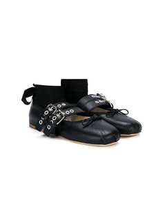 Douuod Kids TEEN multi-strap ballerinas