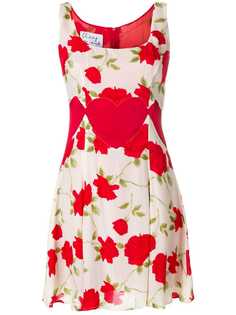 Moschino Vintage платье мини с цветочным принтом
