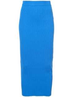 Simon Miller юбка миди в рубчик Marsing