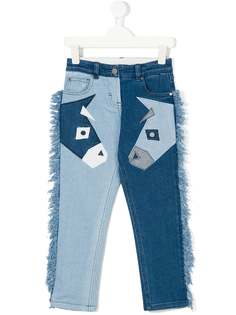Stella Mccartney Kids джинсы с заплатками в виде ослов Lohan