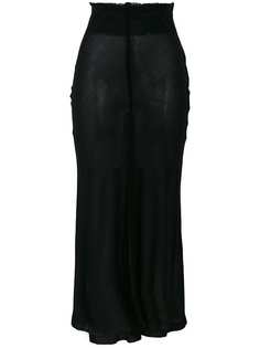 Comme Des Garçons Vintage прозрачная юбка с завышенной талией