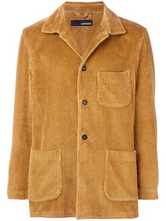 Lardini вельветовая рубашка на пуговицах