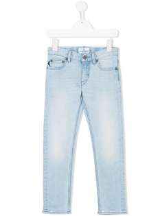 Stone Island Junior джинсы с выцветшим эффектом