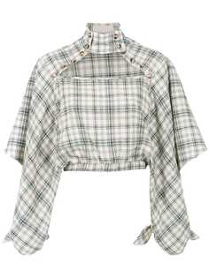 Framed Played cropped top