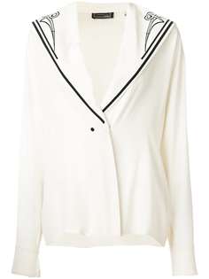 Versace Vintage блузка в морском стиле