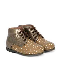 Pèpè ботинки на шнуровке со звездным узором