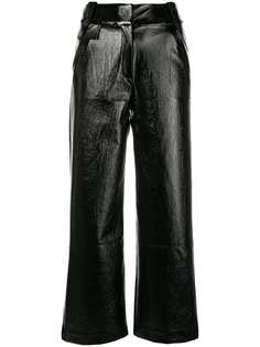 Three Floor high waisted flared trousers