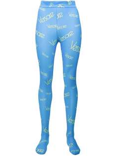 Versace леггинсы с логотипом