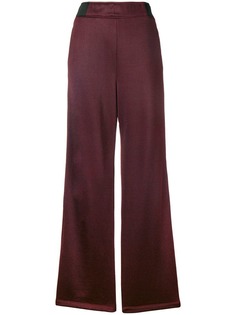 T By Alexander Wang side button stripe trousers