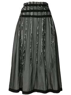 Comme Des Garçons Vintage многослойная юбка с потертостями