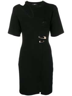 Versus асимметричное платье-футболка