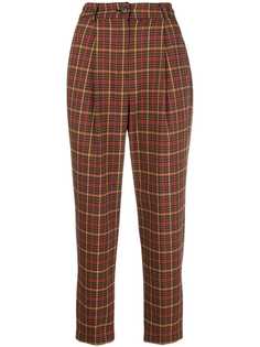 Neul checked cropped trousers