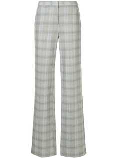 Bianca Spender Prince of Wales check bootleg trousers