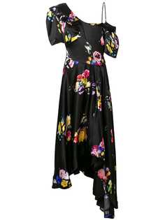 Preen By Thornton Bregazzi платье Irene с принтом букетов цветов