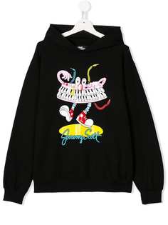 Jeremy Scott Junior TEEN printed hoodie