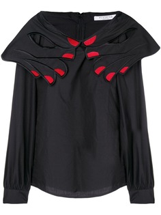 Vivetta рубашка с воротником в виде рук