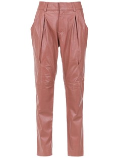 Clé leather trousers