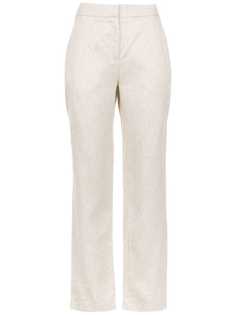 Alcaçuz Filosofar linen trousers