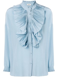 Zadig&Voltaire рубашка Tamacco с плиссированными оборками