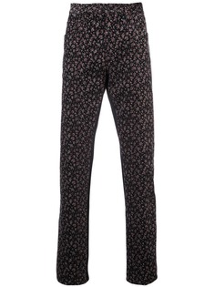 Yang Li брюки с цветочным принтом